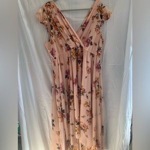 Plus Floral Maxi Dress
